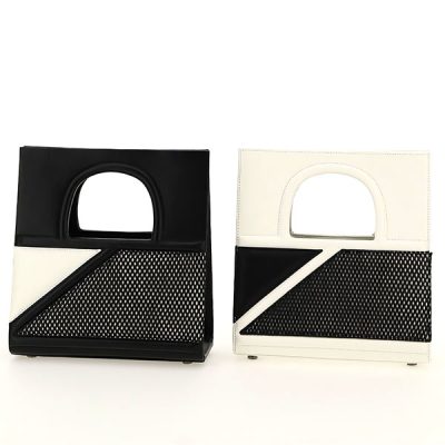 Elegant handmade leather handbag by PK1 Milano, showcasing unique customization options